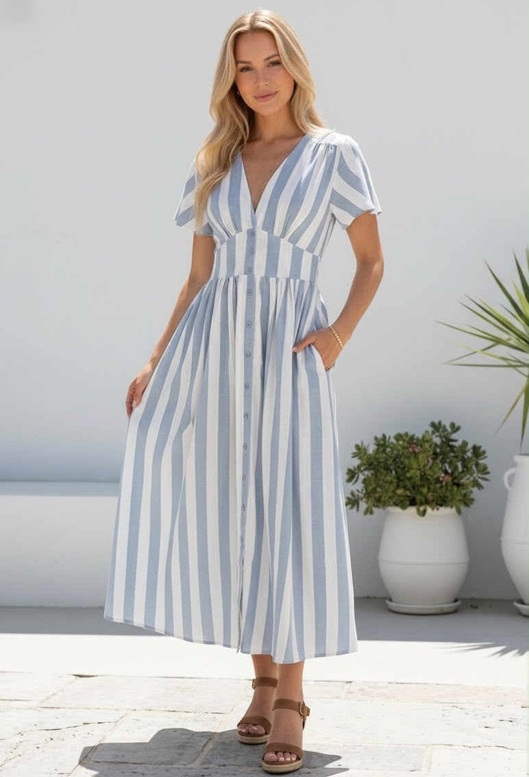 Suzette Dress Blue
