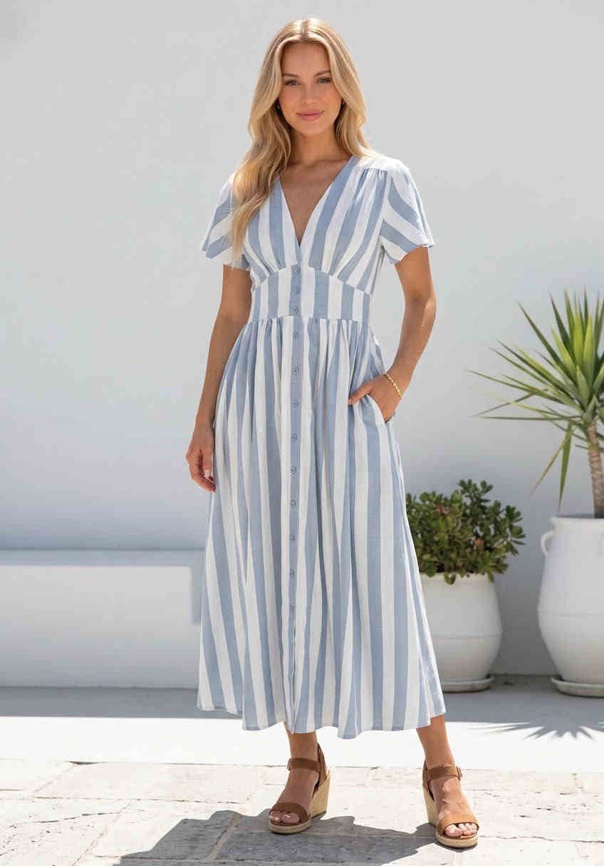 Suzette Dress Blue