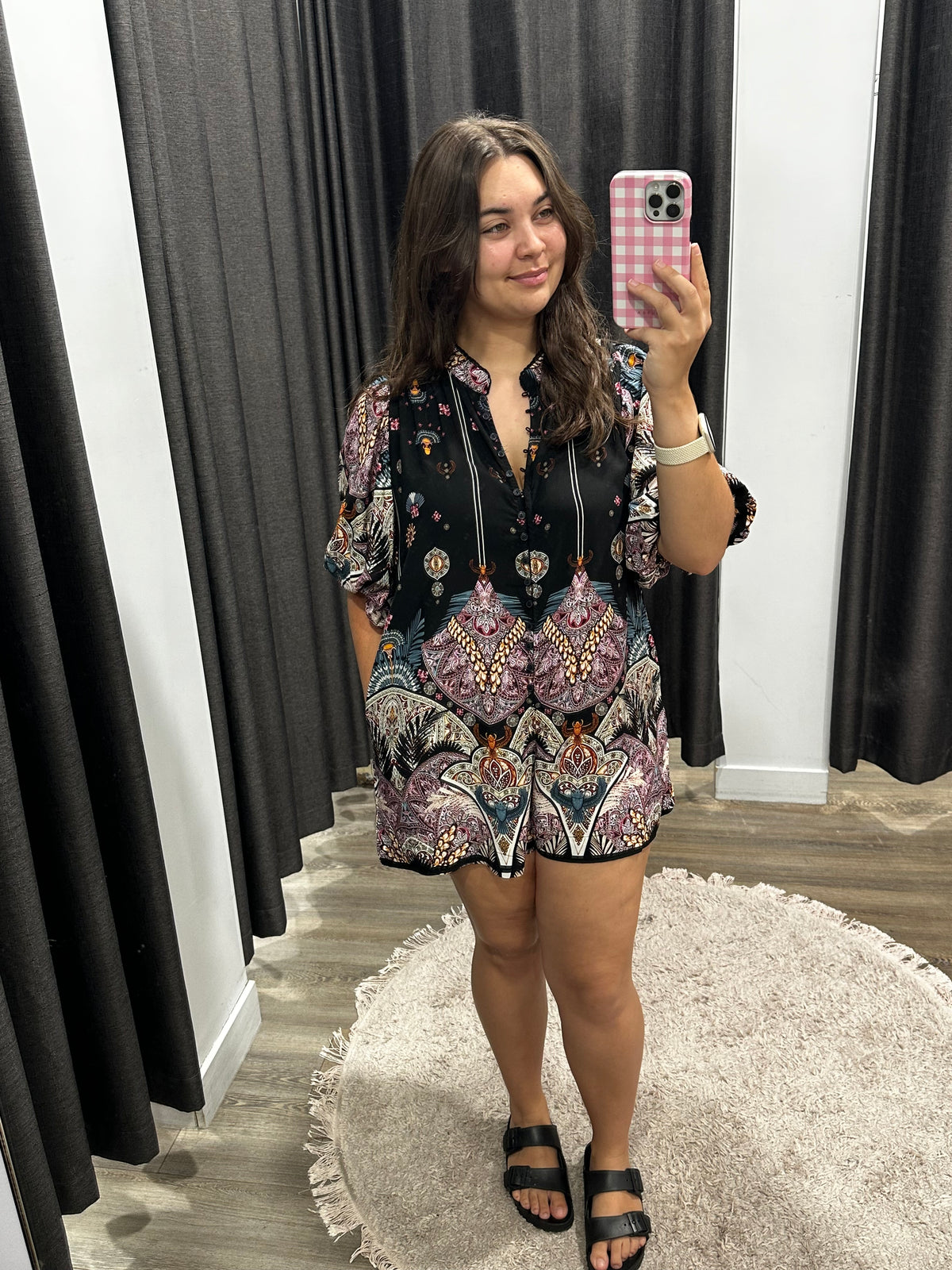 Super Nova Print Mahlia Playsuit