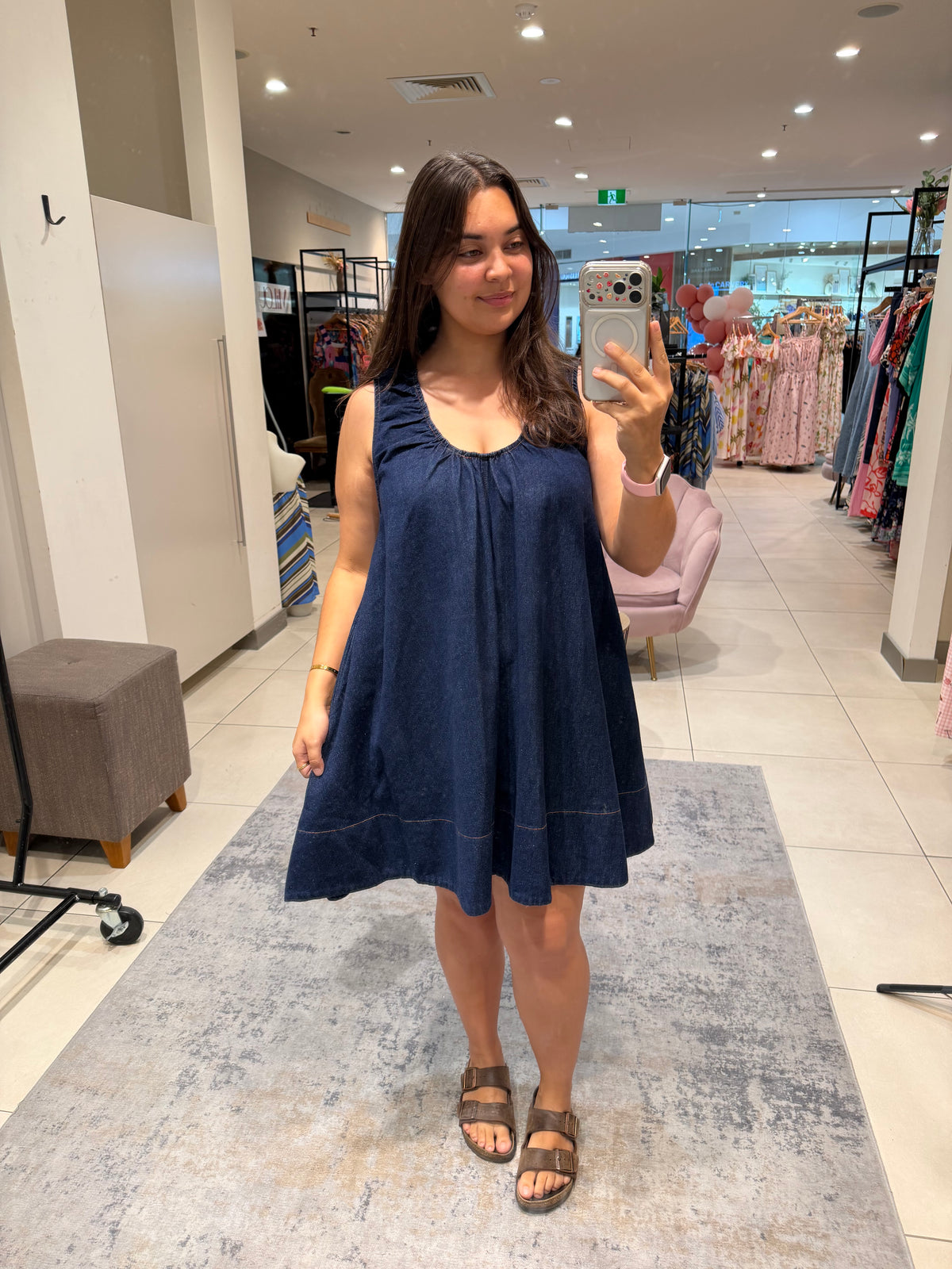 Jojo Dress Dark Blue