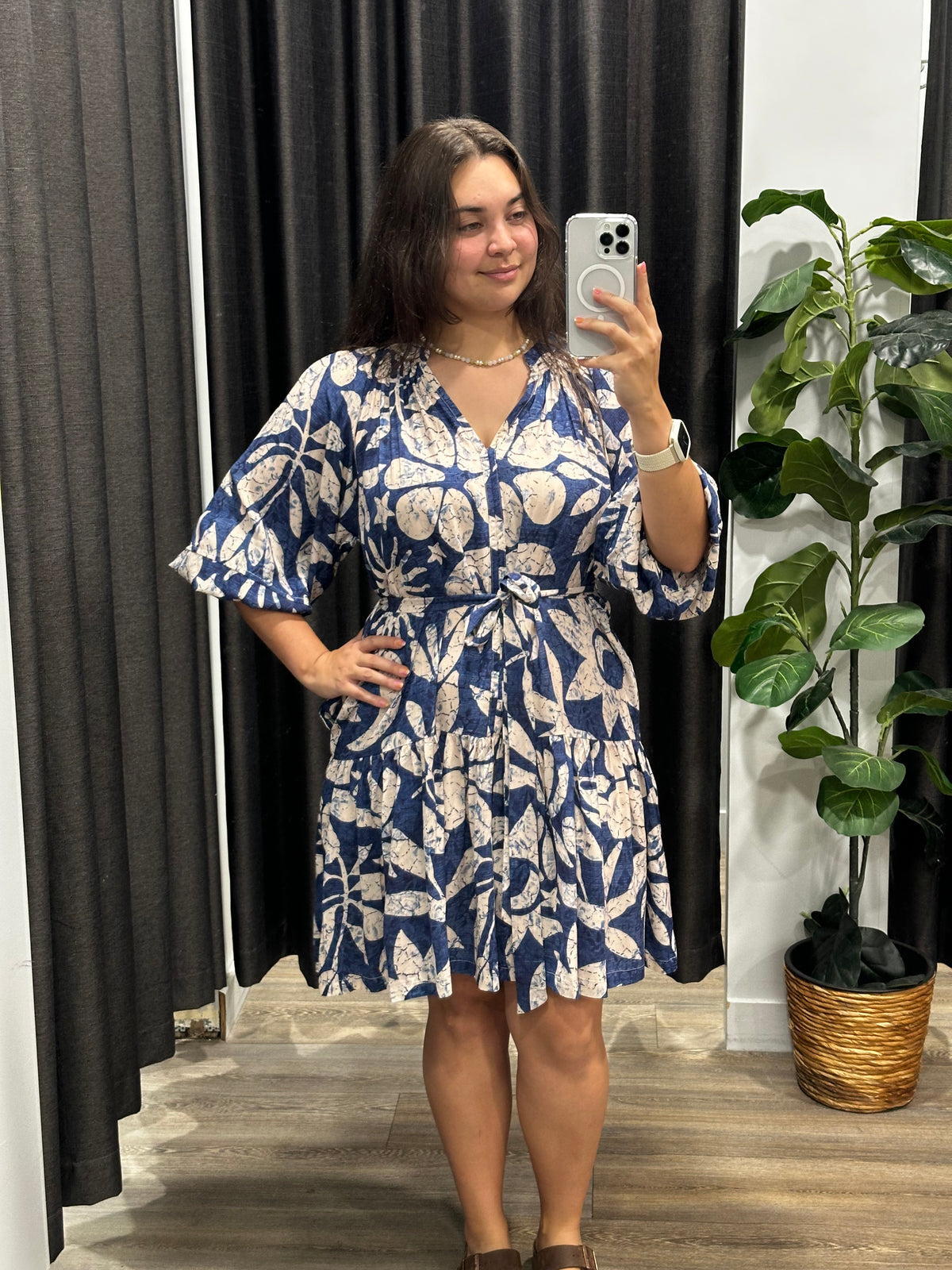 Irina Dress Blue