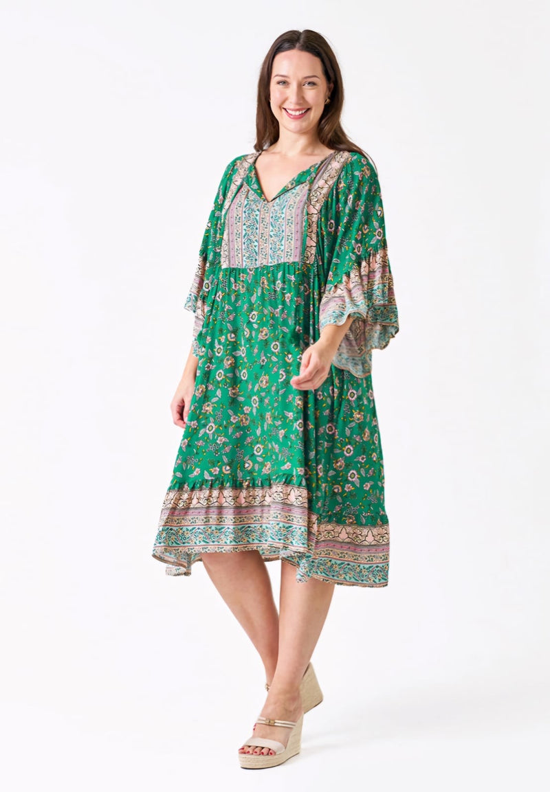 Sariah Dress Green