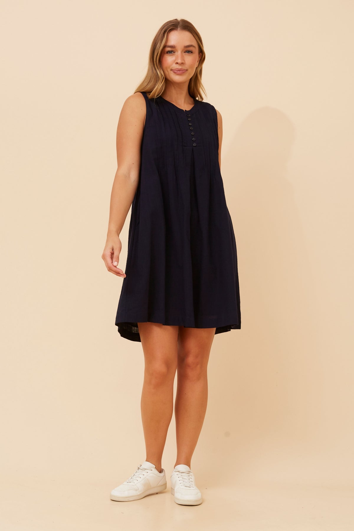 Charlotte Dress Navy