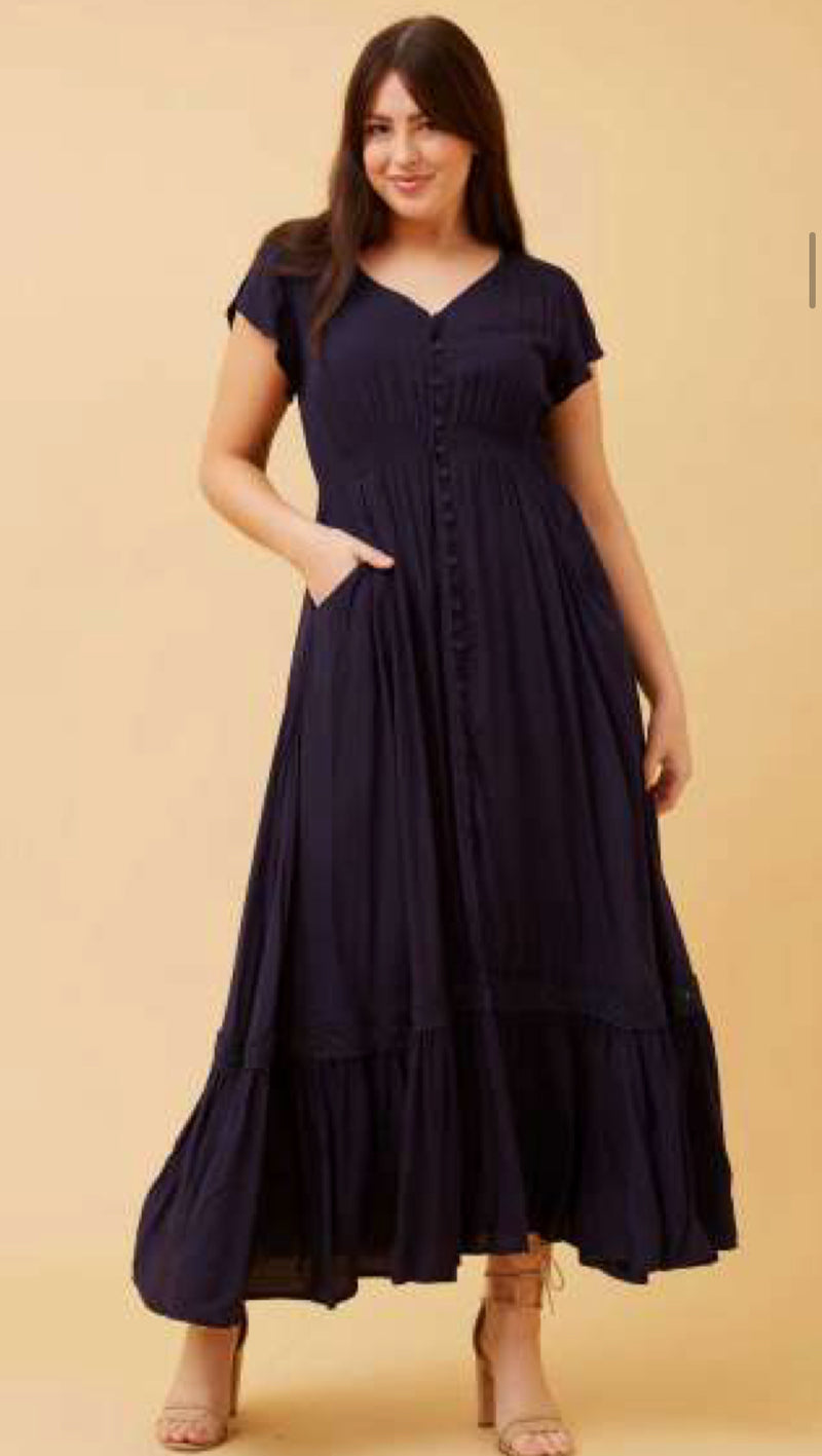 Agnes Dress Navy