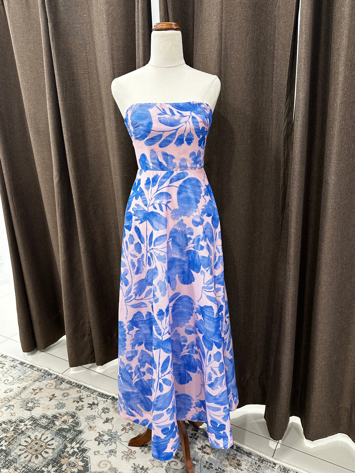 Sascha Dress Pink & Blue
