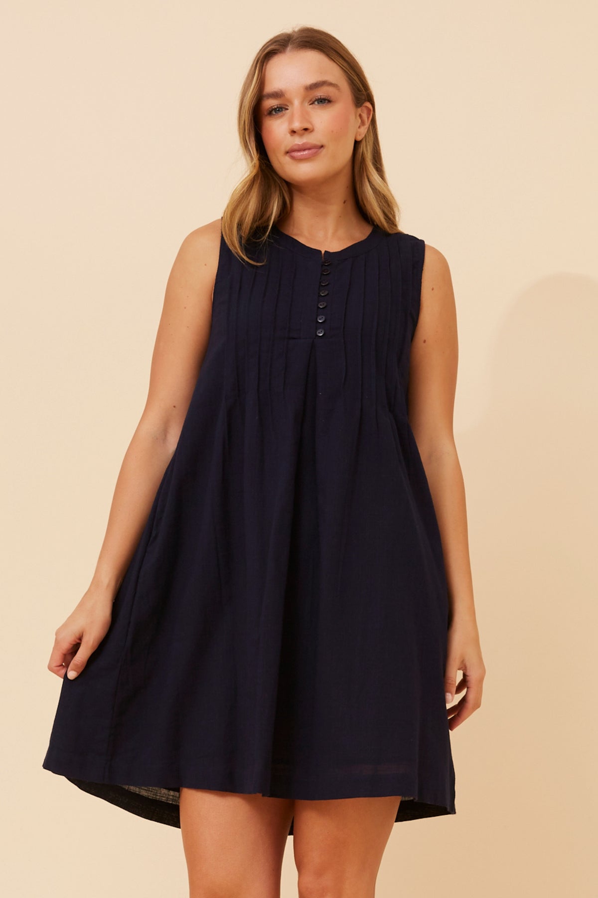 Charlotte Dress Navy
