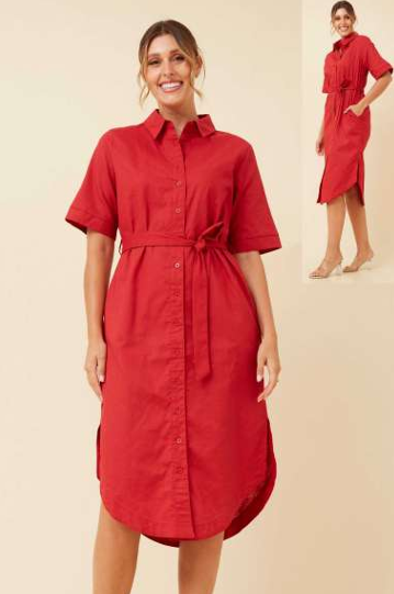Lira Dress Red