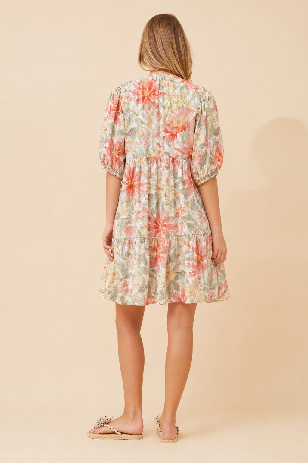 Tonya Dress Red Floral