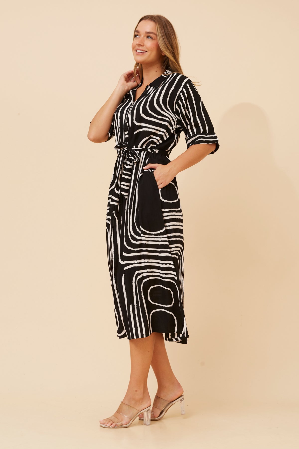 Ranelle Dress Abstract