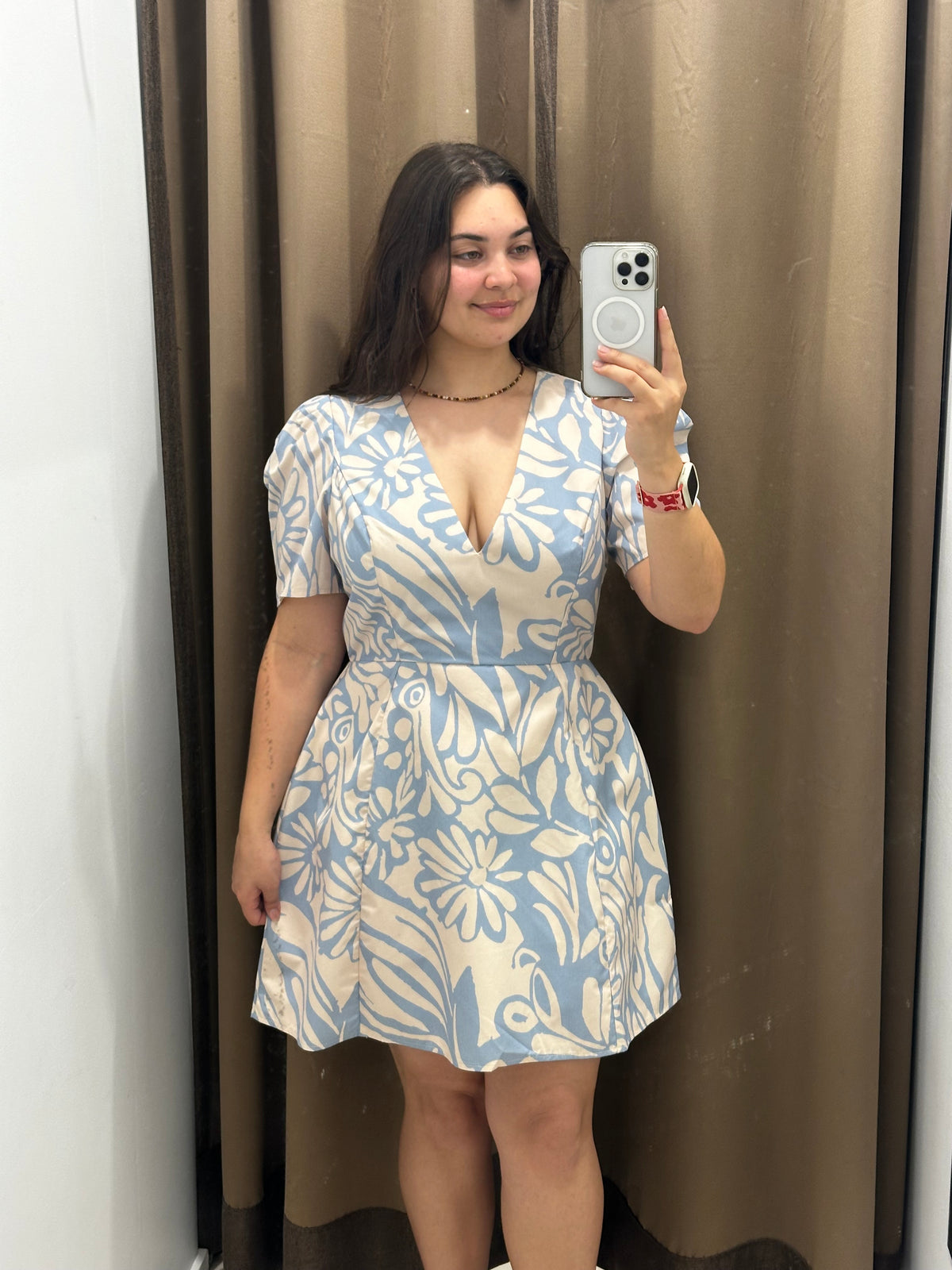Theadora Dress Blue
