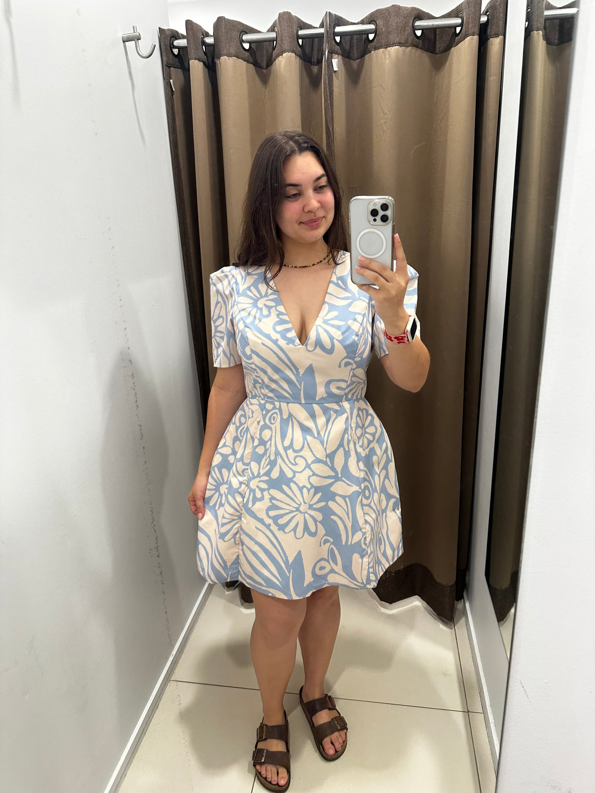 Theadora Dress Blue
