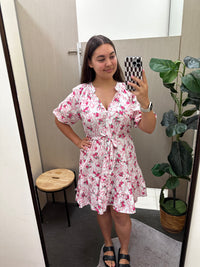 Sasha Dress Pink Floral