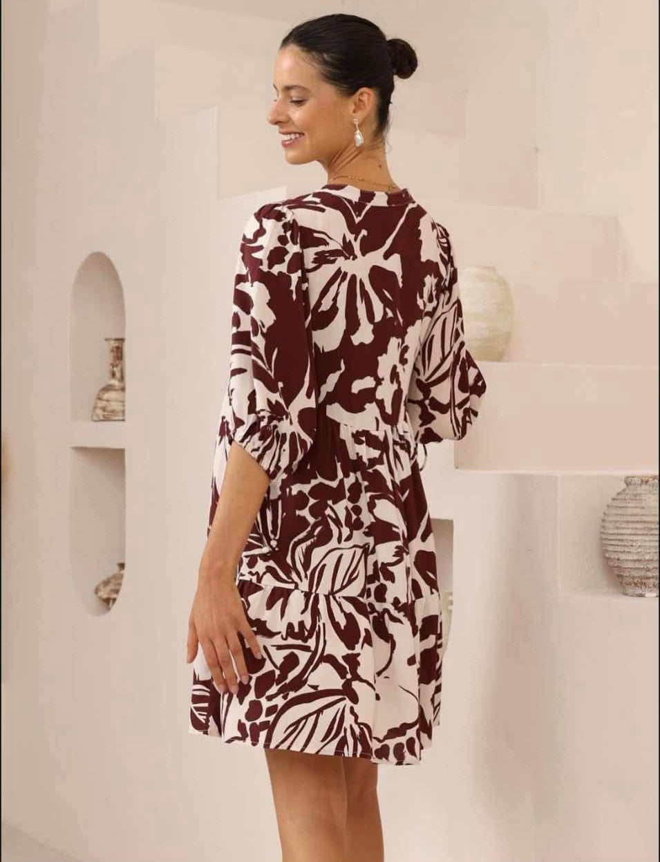 Sonya Dress Brown
