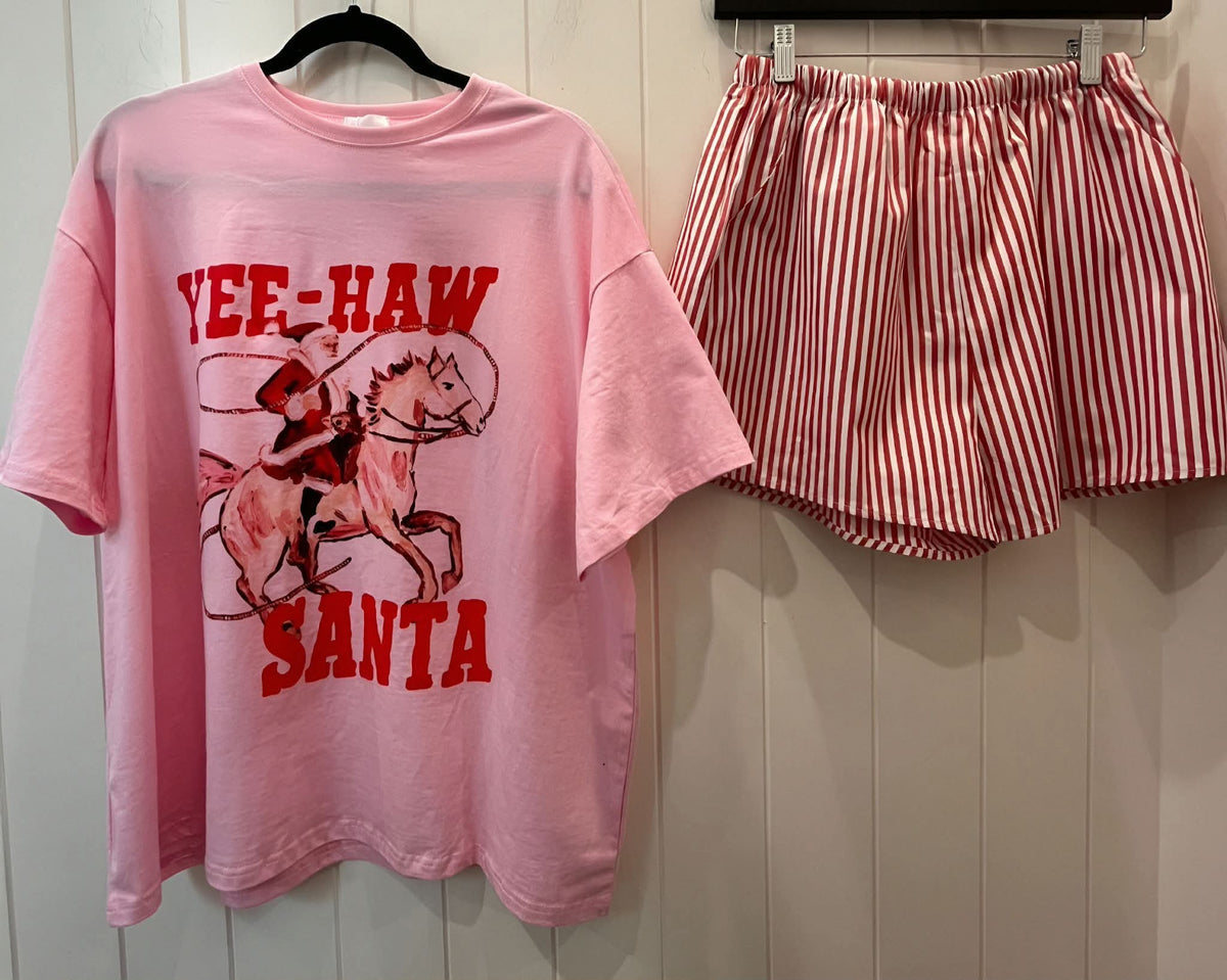 YEE-HAW Santa Top