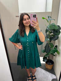 Sonya Dress Emerald