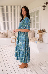 Serenade Print Eve Midi Dress