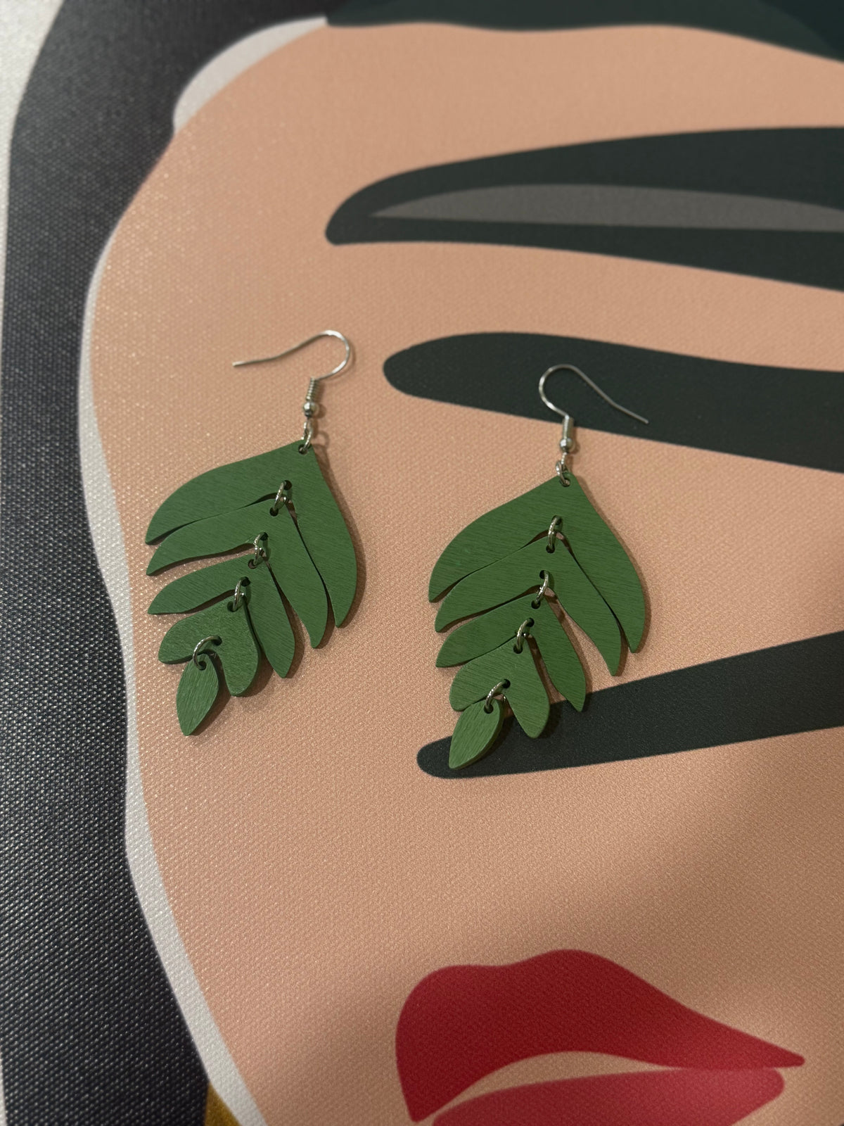 Skyla Earrings Green