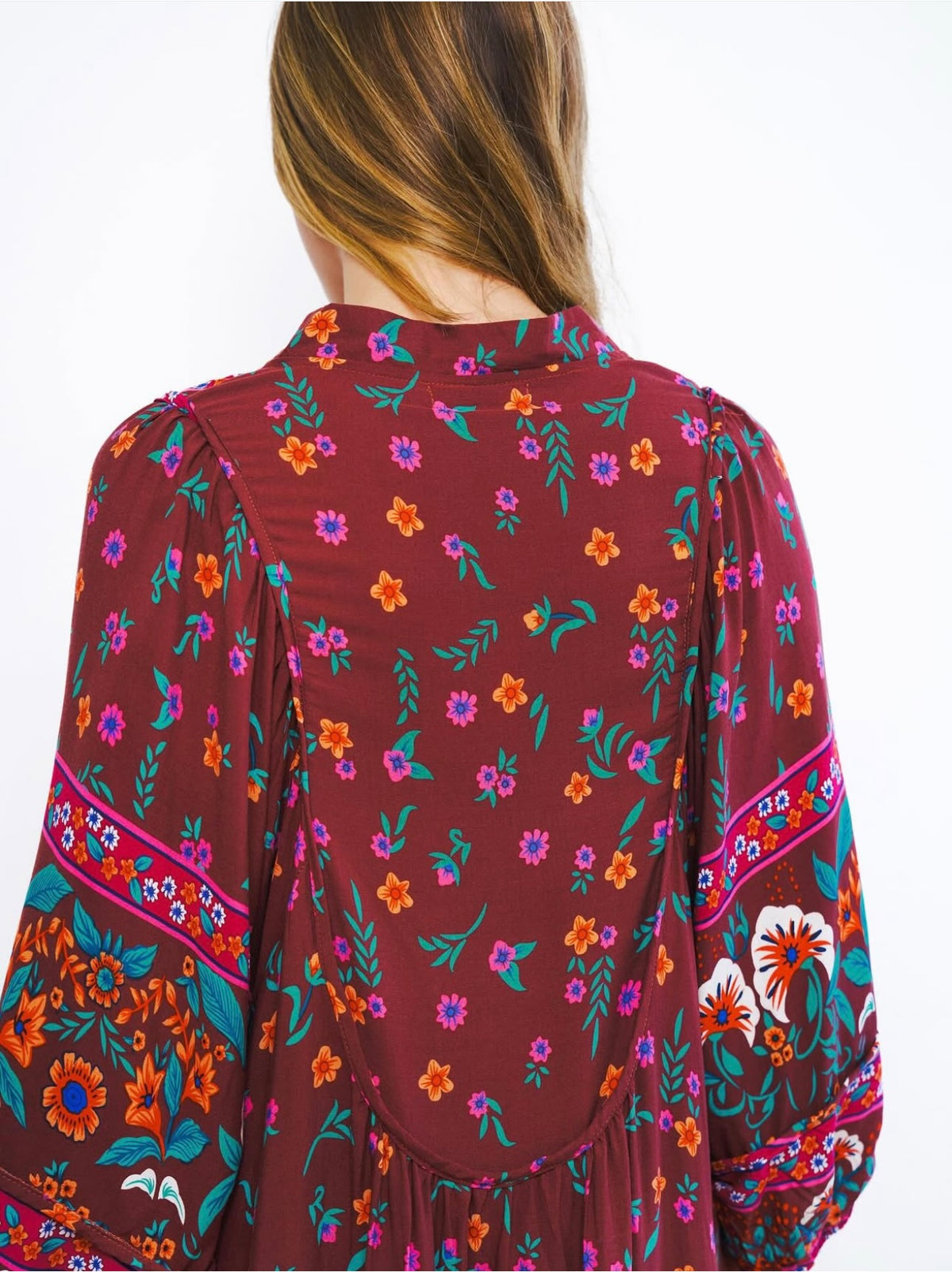 Neisha Dress Maroon