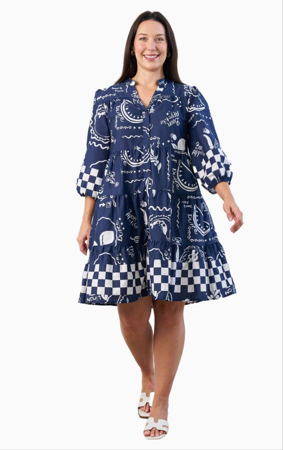 Atkins Dress Navy