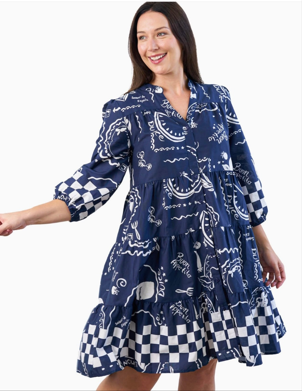 Atkins Dress Navy