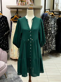 Sonya Dress Emerald