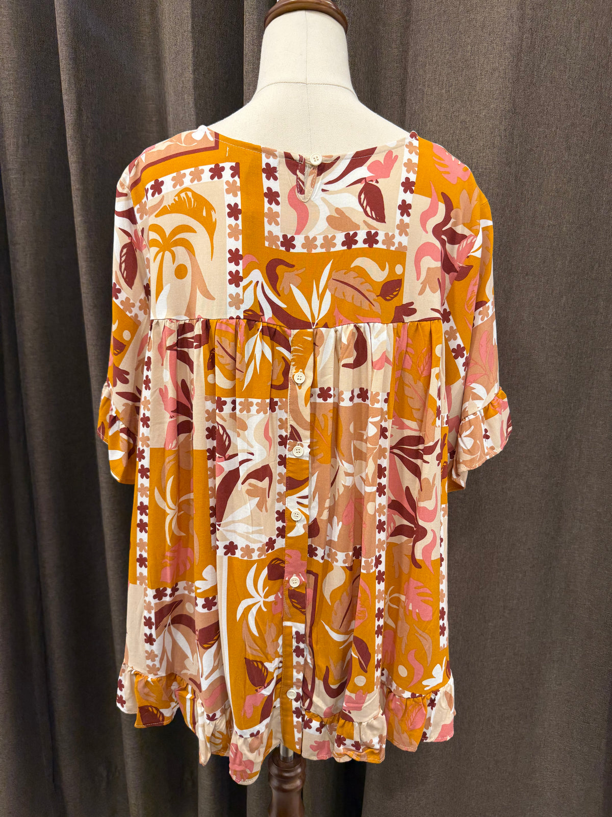 Ava Top Orange