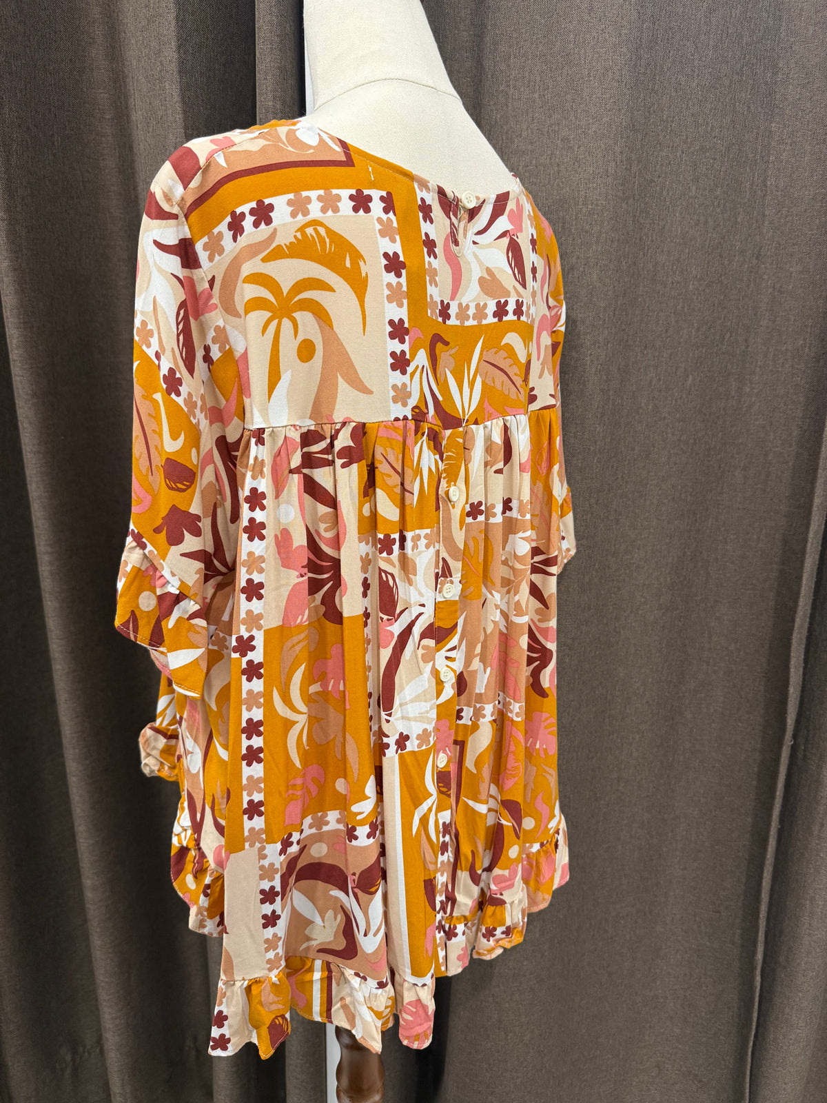 Ava Top Orange