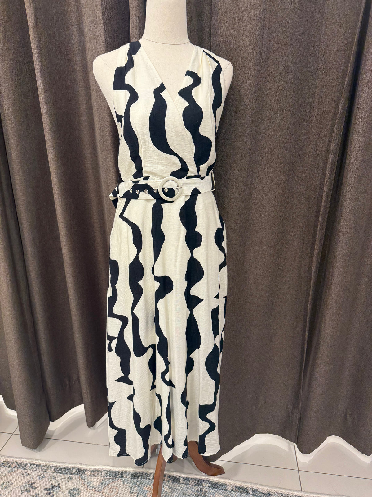 Zebra Drift Dress