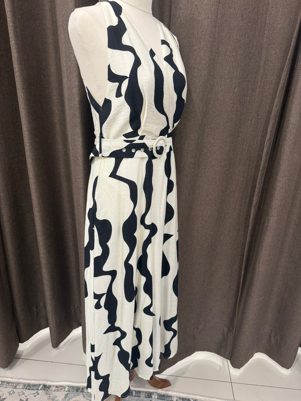 Zebra Drift Dress