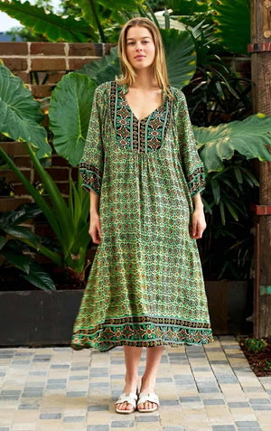 Neisha Dress Lime Green