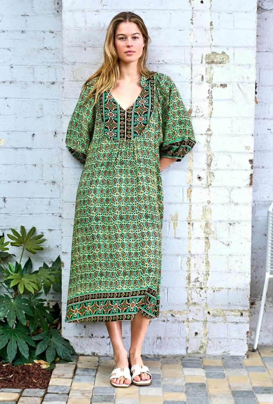 Neisha Dress Lime Green