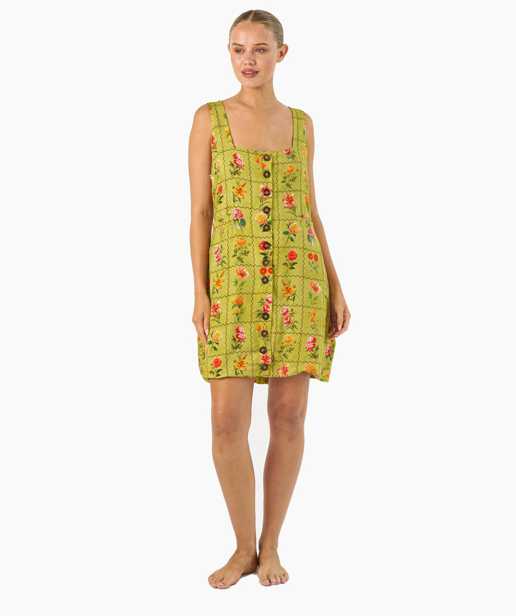 Rosaline Print Mini Dress