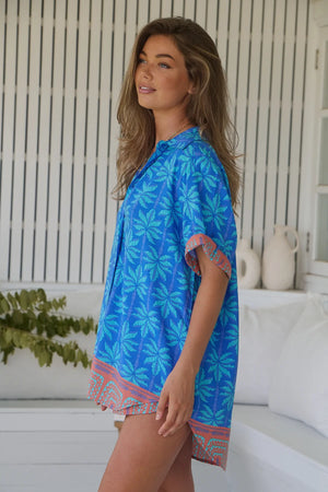 Take Me On Vacay Print Lola Shirt