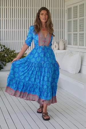 Take Me On Vacay Print Tessa Maxi