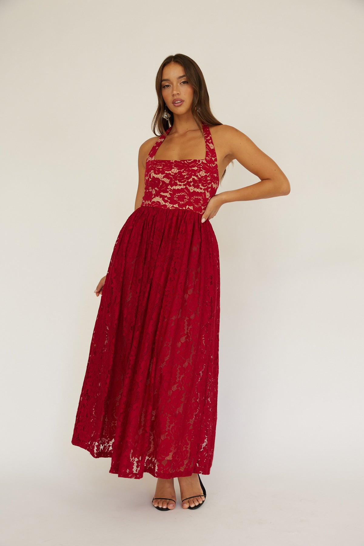 ruby halter dress NAOMI HALTER DRESS BLACK