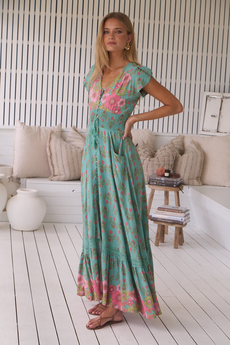 Meadowland Print Romi Maxi Dress