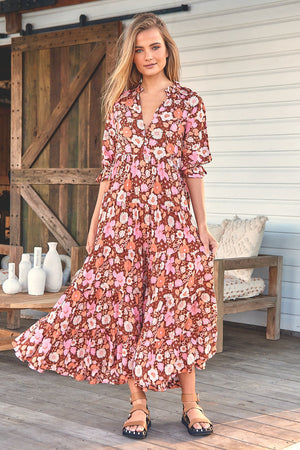 Pixie Print Tillie Maxi Dress