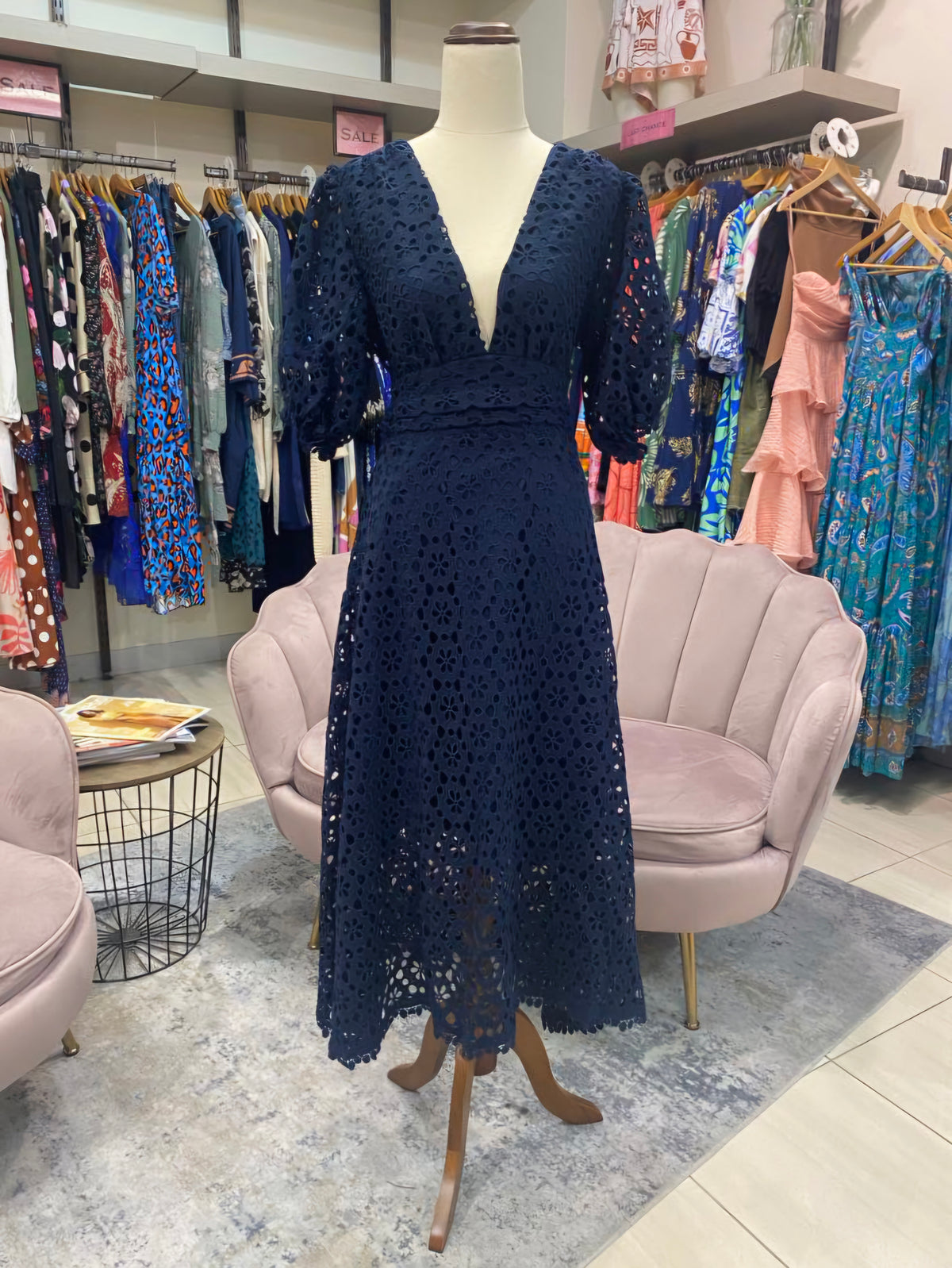 Avielle Dress Navy