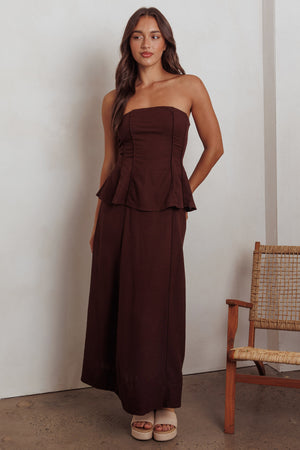 Savannah Dress Chocolate