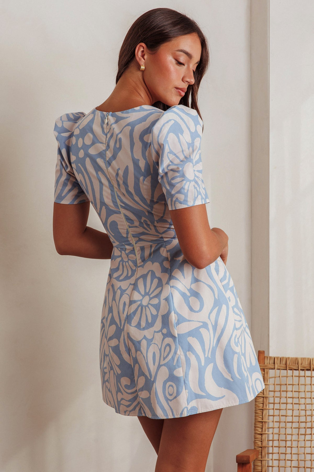 Theadora Dress Blue