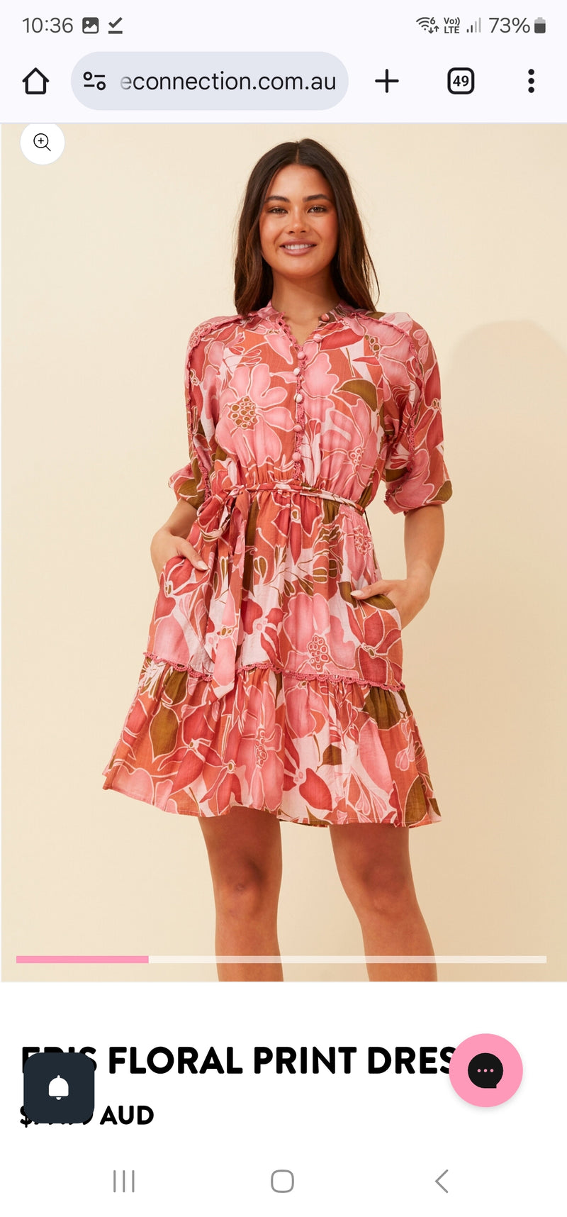 Poppy Dress Pink