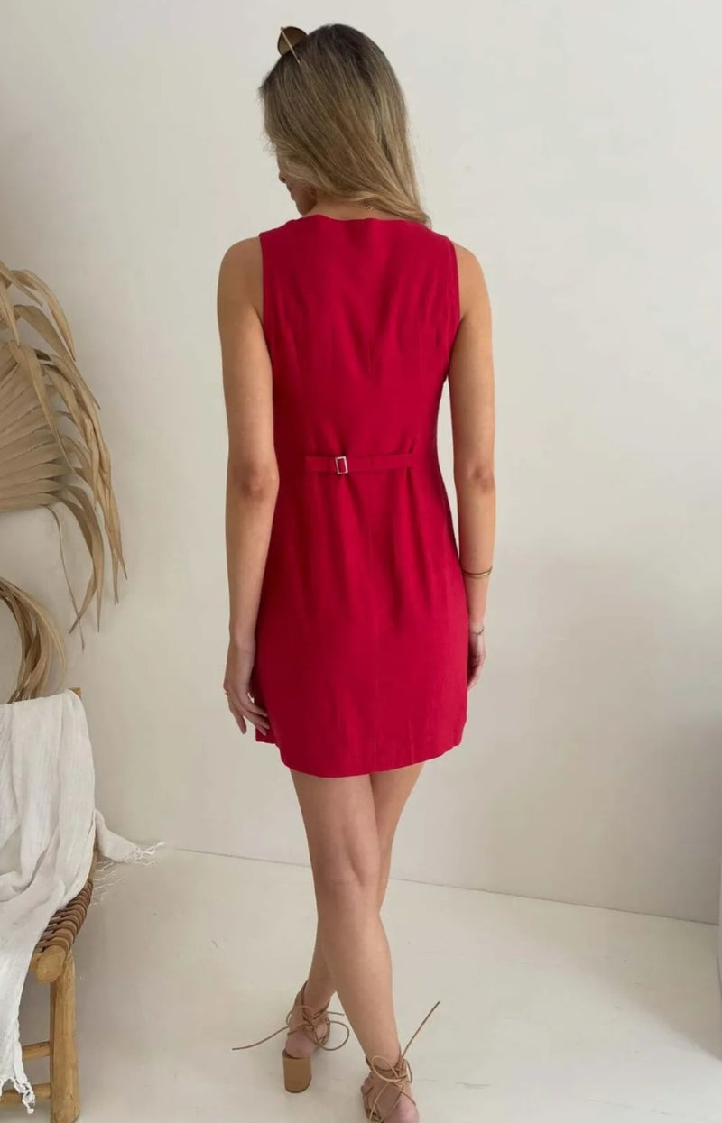 Florence Dress Red