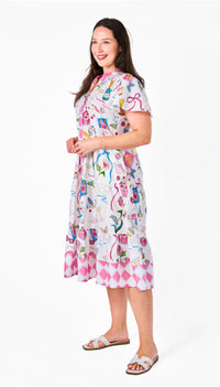 Ellena Dress White