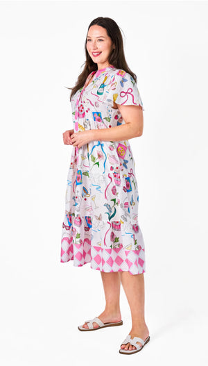 Ellena Dress White