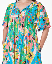 Drew Dress Jungle Print