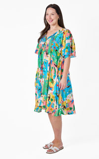 Drew Dress Jungle Print