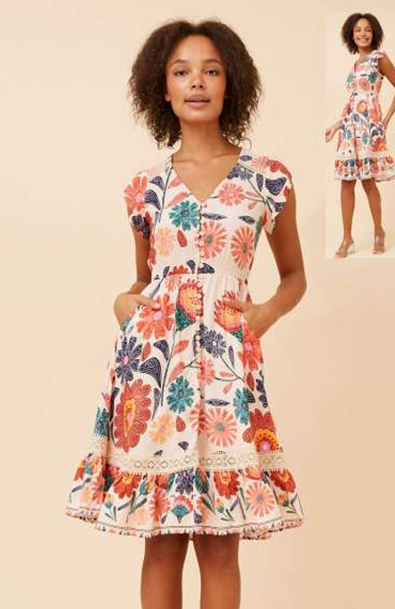 Genie Dress Orange