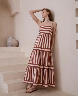 Denny Dress Chocolate