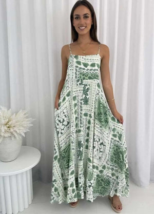 Alba Dress Green