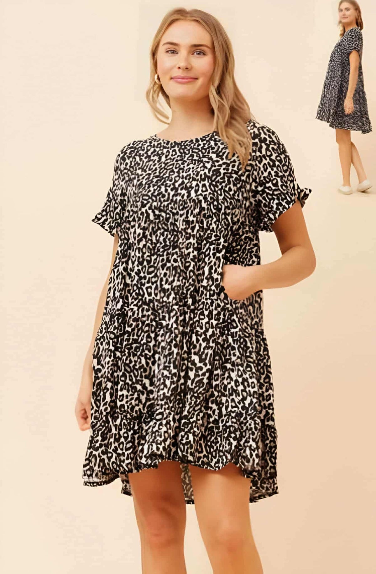 Sienna Dress Leopard Print